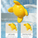 ⁦دش استحمام للأطفال بشكل بطة مجسمة بنظامين رش للمياه⁩ - الصورة ⁦10⁩