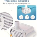 ⁦ديسبنسر مياه اتوماتيكي للحيوانات والقطط بنظام فلتره وشحن - 2 لتر⁩ - الصورة ⁦5⁩