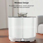 ⁦ديسبنسر مياه اتوماتيكي للحيوانات والقطط بنظام فلتره وشحن - 2 لتر⁩ - الصورة ⁦4⁩