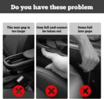 ⁦سد فراغ جوانب كرسي السيارة مقسم _ قطعتين⁩ - الصورة ⁦6⁩