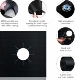 ⁦طقم بديل فويل لعيون البوتاجاز 5 قطع وتربروف مضاد للأشتعال للحفاظ علي نظافة البوتجاز⁩ - الصورة ⁦4⁩