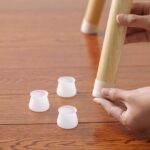 ⁦غطاء سيليكون لحماية ارجل الكراسي والاثاث من الخدوش والازعاج 12 قطعة⁩ - الصورة ⁦2⁩