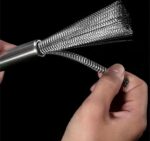 ⁦فرشاة بشعيرات من الستانلس ستيل لتنظيف الأواني والمقالي⁩ - الصورة ⁦6⁩