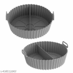 ⁦قالب سيليكون مقسم لجزئين لعمل وتسخين الطعام داخل الميكرويف او الايرفراير⁩ - الصورة ⁦6⁩