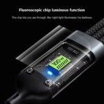 ⁦كابل شحن مضئ 3 *1  لنقل البيانات_ بقدرة 100 واط⁩ - الصورة ⁦8⁩