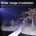 ⁦كشاف ليد ب 3 اوضاع اضاءة مختلفة مع خاصية الزوم و شاشة ليد رقمية بيو اس بي للشحن⁩ - الصورة ⁦7⁩