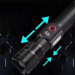 ⁦كشاف ليزر أبيض ديجيتال بخاصية الزوم وإضاءة طوارئ – بطارية ليثيوم⁩ - الصورة ⁦4⁩