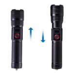 ⁦كشاف ليزر أبيض ديجيتال بخاصية الزوم وإضاءة طوارئ – بطارية ليثيوم⁩ - الصورة ⁦5⁩