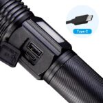 ⁦كشاف ليزر أبيض ديجيتال بخاصية الزوم وإضاءة طوارئ – بطارية ليثيوم⁩ - الصورة ⁦8⁩