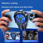 ⁦مروحة سلكية بمشبك خلفي لتبريد الموبايل اثناء اللعب⁩ - الصورة ⁦2⁩