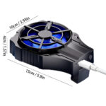 ⁦مروحة سلكية بمشبك خلفي لتبريد الموبايل اثناء اللعب⁩ - الصورة ⁦7⁩