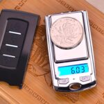 ⁦ميزان حساس ديجيتال ميني شكل مفتاح عربية للذهب والمجوهرات - 200 جرام⁩ - الصورة ⁦2⁩