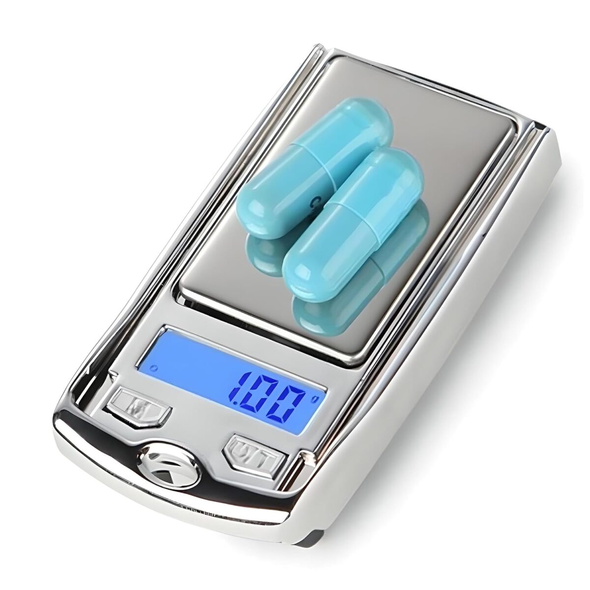 ⁦ميزان حساس ديجيتال ميني شكل مفتاح عربية للذهب والمجوهرات - 200 جرام⁩ - الصورة ⁦7⁩