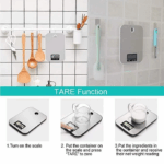 ⁦ميزان مطبخ ديجيتال بفتحة للتعليق لوزن 5 كيلو جرام⁩ - الصورة ⁦9⁩