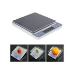 ⁦ميزان مطبخ ديجيتال لوزن 3 كيلو جرام- يعمل بالبطارية⁩ - الصورة ⁦4⁩