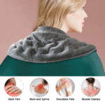 ⁦وسادة حرارية علاجية للكتف والرقبة بالضغط العميق بحبيبات الطين الثقيلة⁩ - الصورة ⁦2⁩