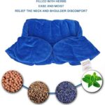 ⁦وسادة رقبة لعلاج الكتف والرقبة بالضغط العميق قابلة للتسخين او التبريد⁩ - الصورة ⁦9⁩