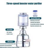 ⁦وصلة حنفية متحركة بدوران 360 درجة مزودة بفلتر داخلي ب 3 مستويات لتنظيم قوة ضخ المياه⁩ - الصورة ⁦7⁩