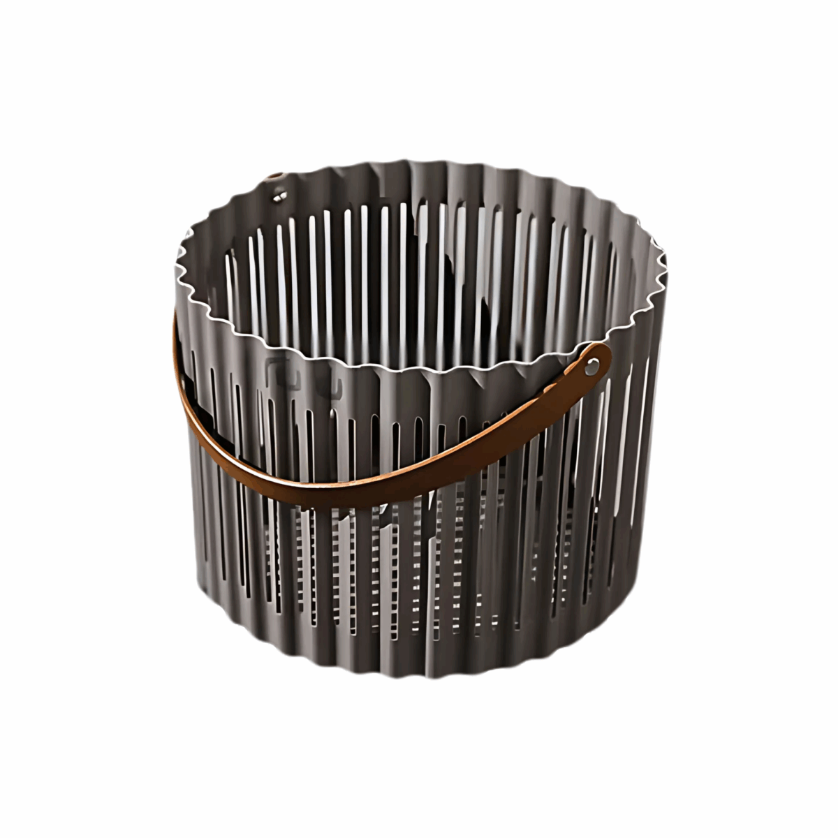 ⁦باسكت غسيل من البلاستيك المرن بتصميم مضلع بيد لسهولة الحمل⁩ - الصورة ⁦4⁩