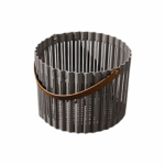 ⁦باسكت غسيل من البلاستيك المرن بتصميم مضلع بيد لسهولة الحمل⁩ - الصورة ⁦4⁩