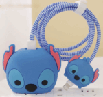 ⁦كفر حماية لشاحن وكابل وسلك الآيفون اشكال كرتونية مجسمة _ 4 قطع⁩ - الصورة ⁦9⁩