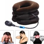 ⁦مخدة رقبة هوائية 3 طبقات مزودة بمنفاخ يدوي لدعم واسترخاء الرقبة⁩ - الصورة ⁦2⁩