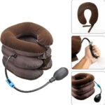 ⁦مخدة رقبة هوائية 3 طبقات مزودة بمنفاخ يدوي لدعم واسترخاء الرقبة⁩ - الصورة ⁦3⁩