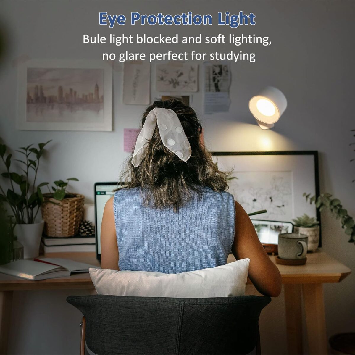 ⁦مصباح حائط سبوت مزدوج دابل فيس ب 3 درجات اضاءة⁩ - الصورة ⁦4⁩