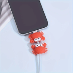 ⁦واقي سلك الشاحن والسماعات من القطع بأشكال كرتونية مختلفة⁩ - الصورة ⁦3⁩