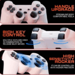 ⁦بروجكتور عرض العاب 2في1 بدقة فور كي يدعم مكبر الصوت مزود بذراعين تحكم⁩ - الصورة ⁦3⁩