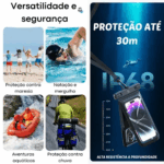 ⁦جراب موبايل مزدوج مقاوم للماء للحماية  اثناء التصوير تحت اللماء⁩ - الصورة ⁦8⁩