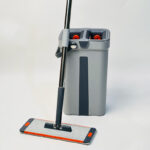 جردل موب مزدوج لفصل المياه مع مساحة دوارة  360 درجة لتنظيف الارضيات