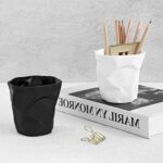 ⁦حامل أقلام بتصميم كوب متعرج لترتيب الأدوات المدرسية على المكتب⁩ - الصورة ⁦6⁩