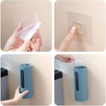 ⁦حامل أكواب بجزء شفاف للتعليق بجانب ديسبنسر الماء أو الحائط⁩ - الصورة ⁦7⁩