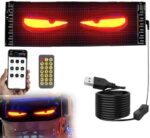 ⁦شاشة ليد مرنة قابلة للبرمجة بالموبايل بالوان ار جي بي لنوافذ السيارة مع ريموت تحكم عن بعد⁩ - الصورة ⁦9⁩