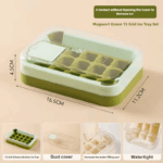 ⁦علبة مكعبات ثلج بغطاء اكليريك شفاف محكم الغلق⁩ - الصورة ⁦7⁩