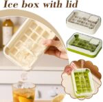 ⁦علبة مكعبات ثلج بغطاء اكليريك شفاف محكم الغلق⁩ - الصورة ⁦6⁩