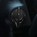 ⁦غطاء زر تشغيل وايقاف محرك السيارة بتصميم ايرون مان _ من المعدن⁩ - الصورة ⁦2⁩