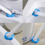 ⁦فرشة تواليت مع 8 رؤوس تنظيف قابلة للفصل للاستخدام مره واحده فقط⁩ - الصورة ⁦4⁩