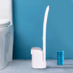 ⁦فرشة تواليت مع 8 رؤوس تنظيف قابلة للفصل للاستخدام مره واحده فقط⁩ - الصورة ⁦5⁩