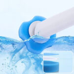 ⁦فرشة تواليت مع 8 رؤوس تنظيف قابلة للفصل للاستخدام مره واحده فقط⁩ - الصورة ⁦7⁩