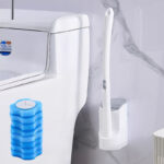 ⁦فرشة تواليت مع 8 رؤوس تنظيف قابلة للفصل للاستخدام مره واحده فقط⁩ - الصورة ⁦9⁩