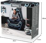 ⁦كرسي جيمينج قابل للنفخ مع ذراعين جانبية مناسب للالعاب او الاسترخاء⁩ - الصورة ⁦6⁩