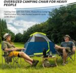 ⁦كرسي رحلات محمول قابل للطي مع مساند للذراعين وجيوب تخزين وحامل أكواب⁩ - الصورة ⁦11⁩