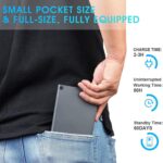 ⁦كيبورد بلوتوث لاسلكي بلوحة تاتش قابل للطي مع يو اس بي الشحن⁩ - الصورة ⁦5⁩