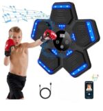 لعبة بوكسينج الموسقية مع ليد تعمل بالبلوتوث تثبت علي الحائط