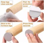 مانع انزلاق الكراسي و خدش الارضيات مصنوع من الالياف 16 قطعة - الصورة 8