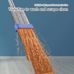 مساحة موب مسطحة قابلة للدوران 360 درجة ذاتية التنظيف و قابلة للطي - الصورة 4