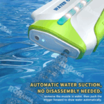 ⁦مسدس مياه باضاءه ليد ملونه مزود بخاصية الشفط التلقائي يعمل بالبطارية⁩ - الصورة ⁦4⁩