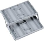 ⁦منظم أدراج  2 دور  قابل للطي والسحب لتنظيم الاكسسورات⁩ - الصورة ⁦2⁩